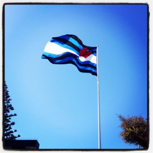 castro leather flag