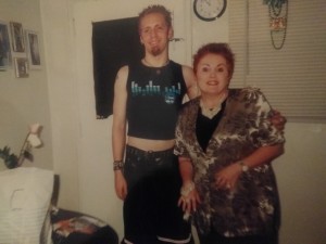 Me and Mom before a night out in Atlanta, circa 2001